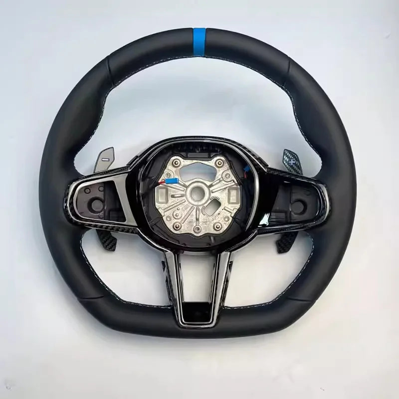 Suede Sport Steering Wheel for BMW i4 / G26