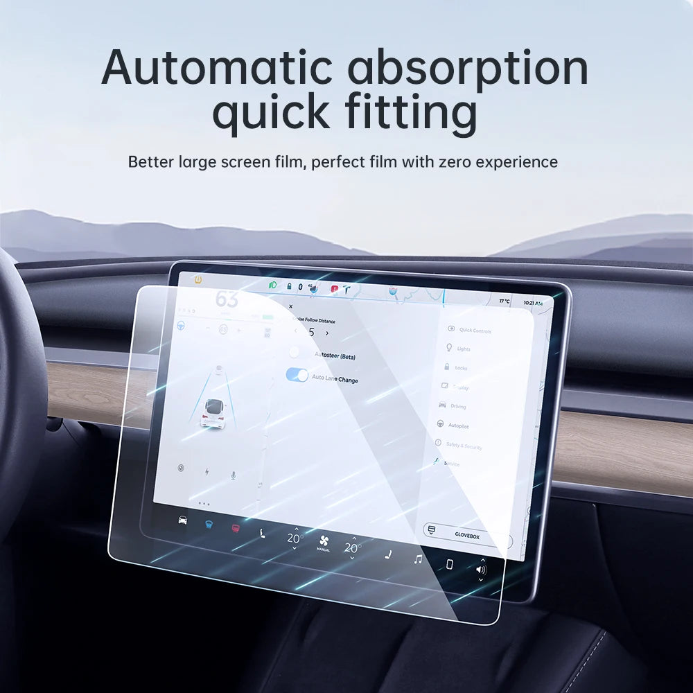 Tempered Glass Screen Protector for Model 3 (2021-2023)